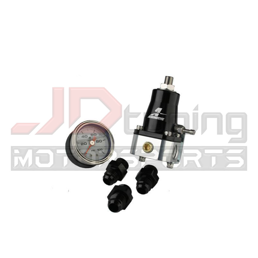 Aeromotive EFI Fuel Pressure Regulator with Fittings and Gauge Kit