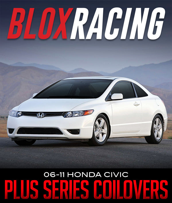 BLOX Racing Plus Series Fully Adjustable Coilovers: 2006–2011 Honda Civic