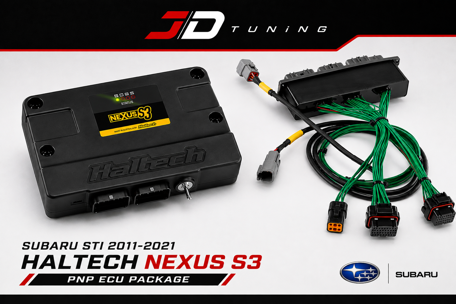 Subaru WRX STI 2011–2021 Haltech Nexus S3 Plug & Play Standalone ECU Package