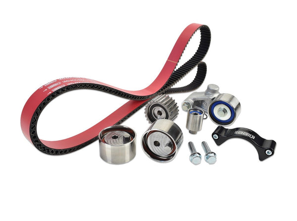 IAG Timing Belt Kit with IAG Red Racing Belt, Timing Guide, Adjustable Idlers & Tensioner for 02-14 WRX, 04-21 STI, 05-12 LGT, 04-13 FXT