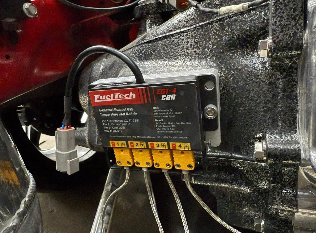 Almanzar Motorsports B Series Fueltech EGT 4 trans bracket