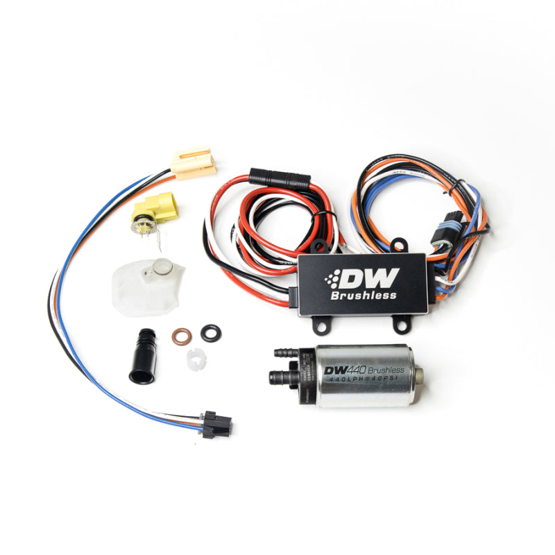 DeatschWerks DW440 440lph Brushless Fuel Pump Single/Dual Controller w/ Install Kit 08-14 Subaru WRX / STI