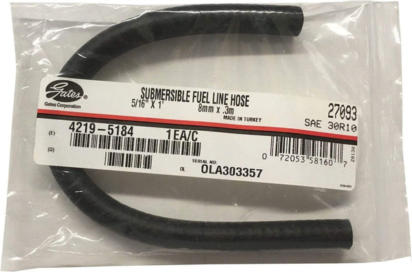 Gates 27093 5/16" Submersible Fuel Line for In tank Use SAE 30R10 - 1-Foot