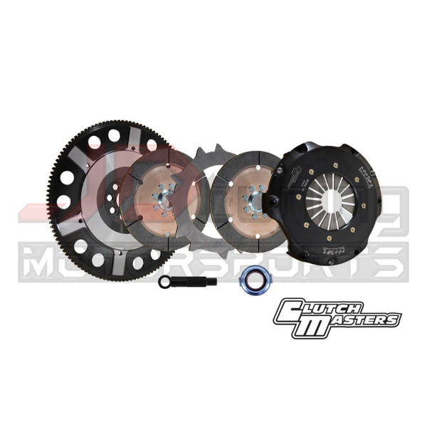 Clutch Masters FX725 (7.25") Twin Disc Clutch Kit w/ Lightweight Steel Flywheel - RACE Acura RSX 2.0L 5 Speed 02-06