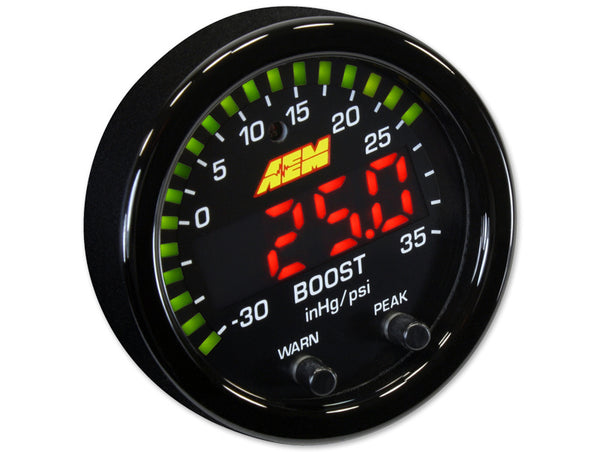 X-Series Boost Pressure Display Gauge -30in/Hg~35psi