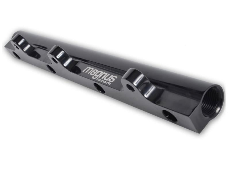 Magnus 1000 HP Fuel Rail -10 AN Black Anodized Mitsubishi DSM Eclipse GST GSX EVO 1 2 3 I II III 4G63T