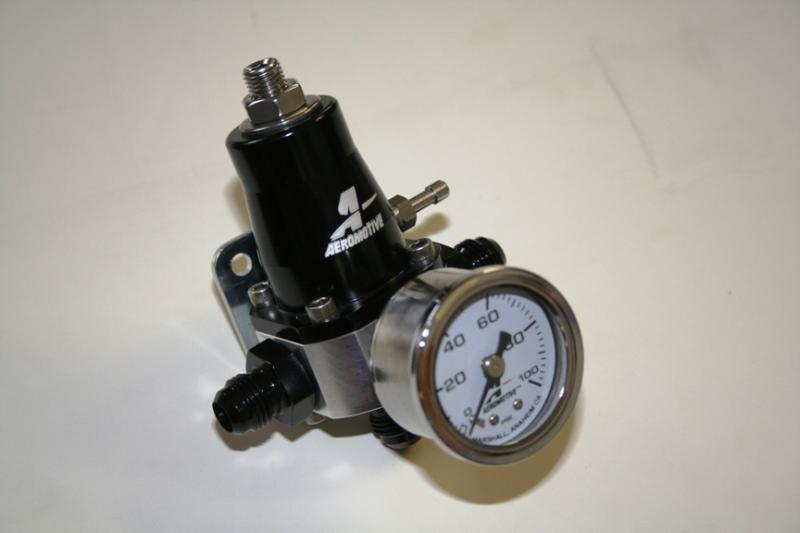 Aeromotive EFI Fuel Pressure Regulator with Fittings and Gauge Kit